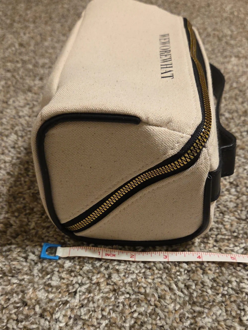 WEWOREWHAT 100% Cotton Canvas Cosmetic Bag